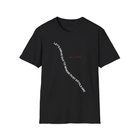 Mitski Dust Devils Unisex Softstyle T-Shirt Black Mitski Dust Devils Unisex Softstyle T-Shirt Black