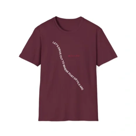 Mitski Dust Devils Unisex Softstyle T-Shirt Maroon Mitski Dust Devils Unisex Softstyle T-Shirt Maroon