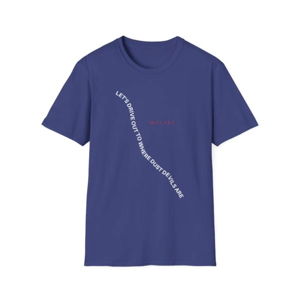 Mitski Dust Devils Unisex Softstyle T-Shirt Metro Blue