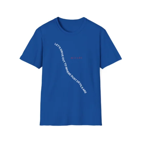 Mitski Dust Devils Unisex Softstyle T-Shirt Royal Mitski Dust Devils Unisex Softstyle T-Shirt Royal