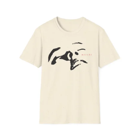 Mitski Face Unisex Softstyle T-Shirt Natural Mitski Face Unisex Softstyle T-Shirt Natural