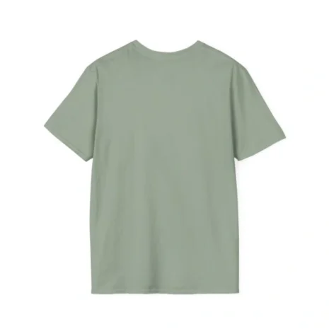 Mitski Face Unisex Softstyle T-Shirt Sage Back Side Mitski Face Unisex Softstyle T-Shirt Sage Back Side