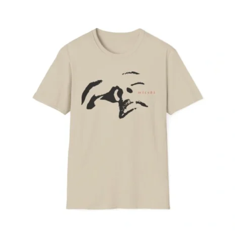 Mitski Face Unisex Softstyle T-Shirt Sand Mitski Face Unisex Softstyle T-Shirt Sand