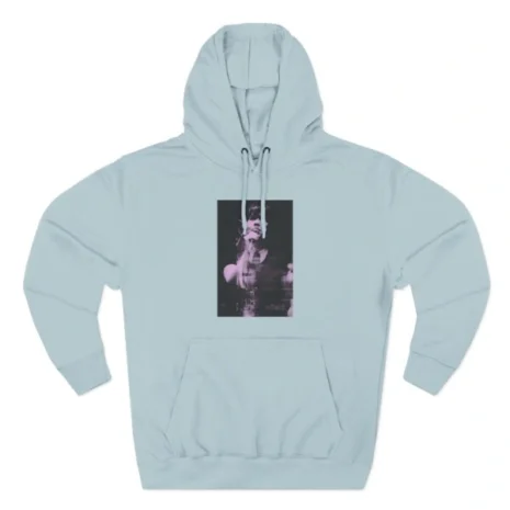 Mitski Fall 2024 Tour Three-Panel Fleece Hoodie Blue Mist Mitski Fall 2024 Tour Three-Panel Fleece Hoodie Blue Mist
