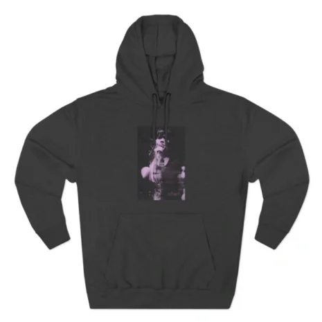 Mitski Fall 2024 Tour Three-Panel Fleece Hoodie Charcoal Heather Mitski Fall 2024 Tour Three-Panel Fleece Hoodie Charcoal Heather