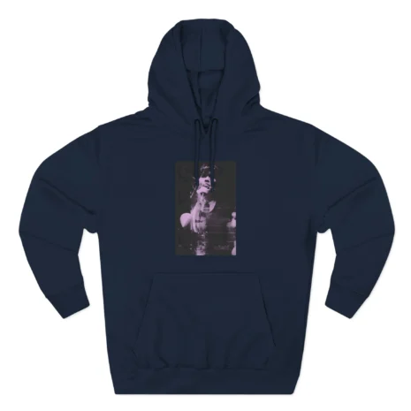 Mitski Fall 2024 Tour Three-Panel Fleece Hoodie Navy Mitski Fall 2024 Tour Three-Panel Fleece Hoodie Navy