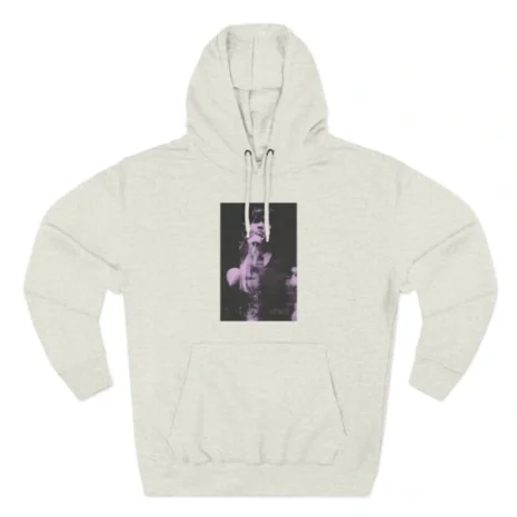 Mitski Fall 2024 Tour Three-Panel Fleece Hoodie Oatmeal Heather Mitski Fall 2024 Tour Three-Panel Fleece Hoodie Oatmeal Heather