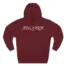 Mitski Family Three-Panel Fleece Hoodie Burgundy