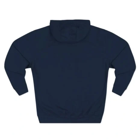 Mitski Family Three-Panel Fleece Hoodie Navy Back Side Mitski Family Three-Panel Fleece Hoodie Navy Back Side