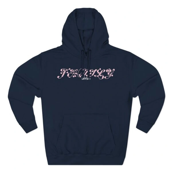 Mitski Family Three-Panel Fleece Hoodie Navy