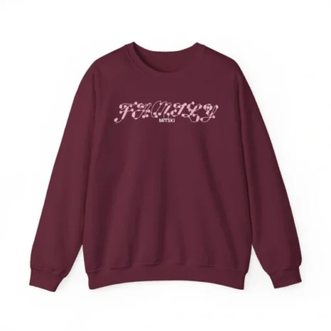 Mitski Family Unisex Heavy Blend™ Crewneck Sweatshirt Maroon Mitski Family Unisex Heavy Blend™ Crewneck Sweatshirt Maroon