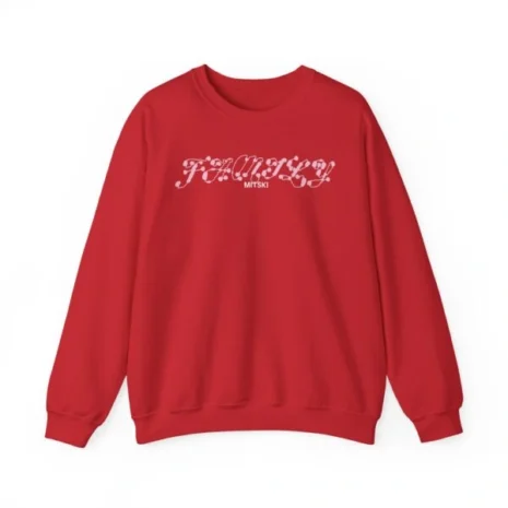 Mitski Family Unisex Heavy Blend™ Crewneck Sweatshirt Red Mitski Family Unisex Heavy Blend™ Crewneck Sweatshirt Red