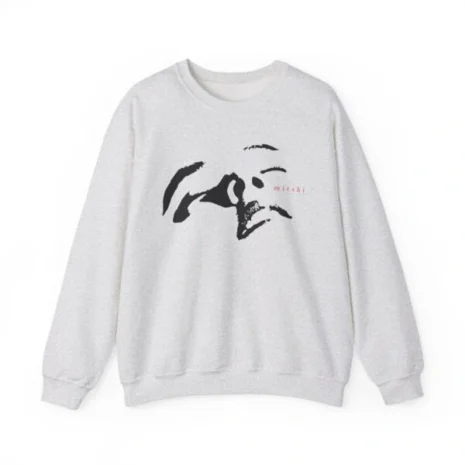 Mitski Flower Art Logo Unisex Heavy Blend™ Crewneck Sweatshirt Ash Mitski Flower Art Logo Unisex Heavy Blend™ Crewneck Sweatshirt Ash