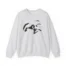 Mitski Flower Art Logo Unisex Heavy Blend™ Crewneck Sweatshirt Ash