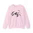 Mitski Flower Art Logo Unisex Heavy Blend™ Crewneck Sweatshirt Light Pink