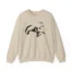 Mitski Flower Art Logo Unisex Heavy Blend™ Crewneck Sweatshirt Sand