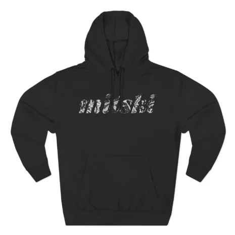 Mitski Flower Logo Three-Panel Fleece Hoodie Black Mitski Flower Logo Three-Panel Fleece Hoodie Black