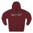 Mitski Flower Logo Three-Panel Fleece Hoodie Burgundy