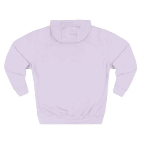 Mitski Flower Logo Three-Panel Fleece Hoodie Lilac Back Side Mitski Flower Logo Three-Panel Fleece Hoodie Lilac Back Side