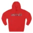 Mitski Flower Logo Three-Panel Fleece Hoodie Red