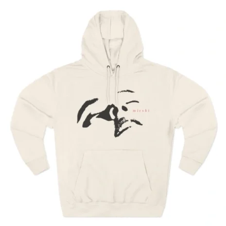 Mitski Flower Logo Three-Panel Fleece Hoodie Sandshell Mitski Flower Logo Three-Panel Fleece Hoodie Sandshell