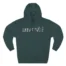 Mitski Flower Logo Three-Panel Fleece Hoodie Sports Green