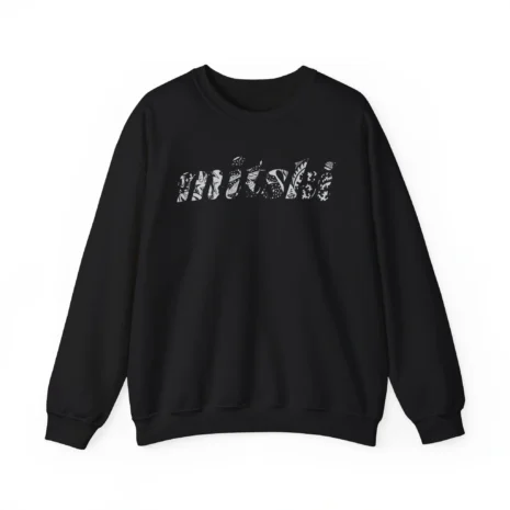 Mitski Flower Logo Unisex Heavy Blend™ Crewneck Sweatshirt Black Mitski Flower Logo Unisex Heavy Blend™ Crewneck Sweatshirt Black