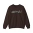 Mitski Flower Logo Unisex Heavy Blend™ Crewneck Sweatshirt Dark Chocolate