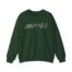 Mitski Flower Logo Unisex Heavy Blend™ Crewneck Sweatshirt Forest Green