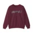 Mitski Flower Logo Unisex Heavy Blend™ Crewneck Sweatshirt Maroon