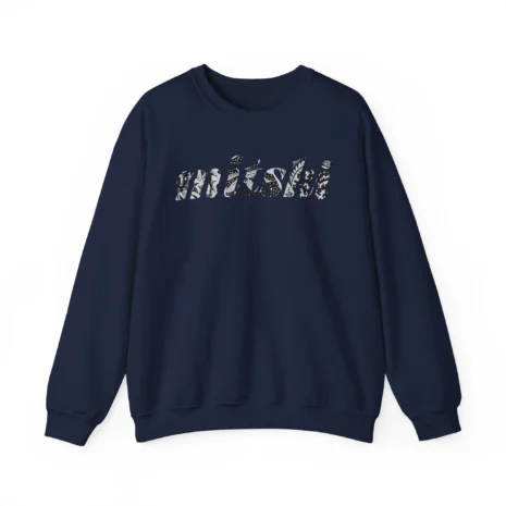 Mitski Flower Logo Unisex Heavy Blend™ Crewneck Sweatshirt Navy Mitski Flower Logo Unisex Heavy Blend™ Crewneck Sweatshirt Navy