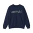 Mitski Flower Logo Unisex Heavy Blend™ Crewneck Sweatshirt Navy