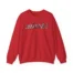 Mitski Flower Logo Unisex Heavy Blend™ Crewneck Sweatshirt Red