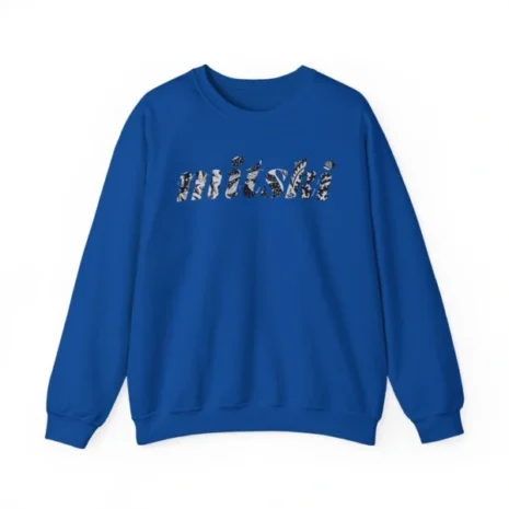 Mitski Flower Logo Unisex Heavy Blend™ Crewneck Sweatshirt Royal Mitski Flower Logo Unisex Heavy Blend™ Crewneck Sweatshirt Royal