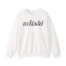 Mitski Flower Logo Unisex Heavy Blend™ Crewneck Sweatshirt White