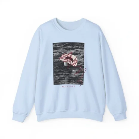 Mitski Goodbye Cowboy Unisex Heavy Blend™ Crewneck Sweatshirt Light Blue Mitski Goodbye Cowboy Unisex Heavy Blend™ Crewneck Sweatshirt Light Blue