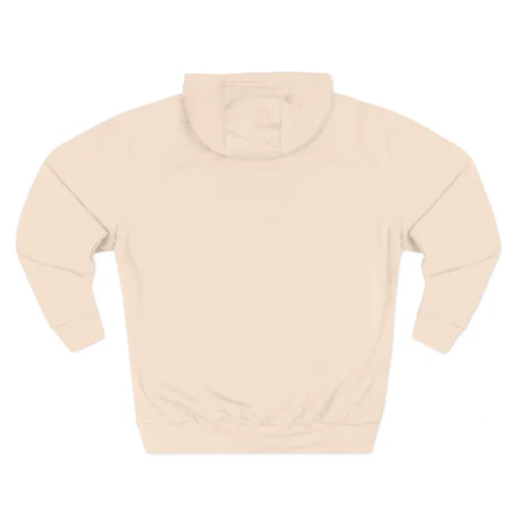 Mitski Heart Three-Panel Fleece Hoodie Pale Pink Back Side Mitski Heart Three-Panel Fleece Hoodie Pale Pink Back Side