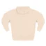 Mitski Heart Three-Panel Fleece Hoodie Pale Pink Back Side