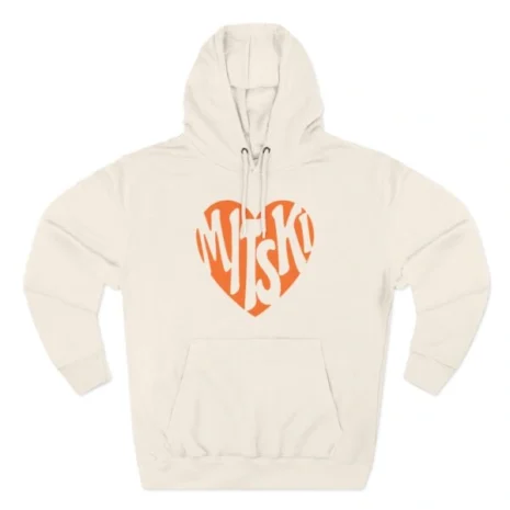 Mitski Heart Three-Panel Fleece Hoodie Sandshell Mitski Heart Three-Panel Fleece Hoodie Sandshell