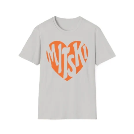 Mitski Heart Unisex Softstyle T-Shirt Ice Grey Mitski Heart Unisex Softstyle T-Shirt Ice Grey