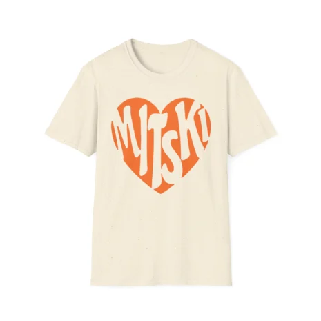 Mitski Heart Unisex Softstyle T-Shirt Natural