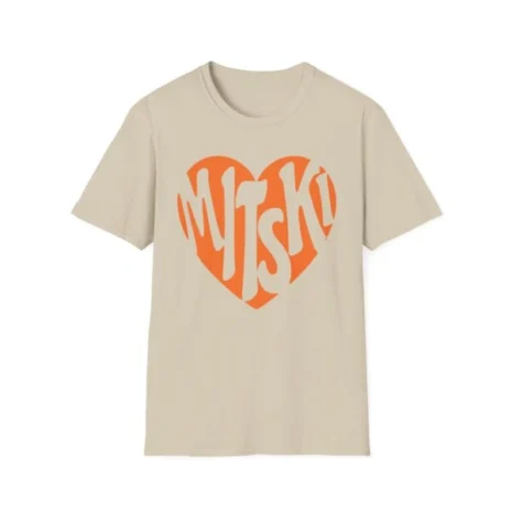 Mitski Heart Unisex Softstyle T-Shirt Sand Mitski Heart Unisex Softstyle T-Shirt Sand
