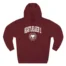 Mitski Heartbreaker University Three-Panel Fleece Hoodie Burgundy