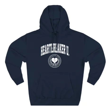 Mitski Heartbreaker University Three-Panel Fleece Hoodie Navy Mitski Heartbreaker University Three-Panel Fleece Hoodie Navy