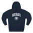 Mitski Heartbreaker University Three-Panel Fleece Hoodie Navy