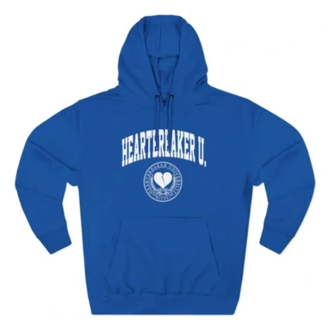 Mitski Heartbreaker University Three-Panel Fleece Hoodie Royal Blue Mitski Heartbreaker University Three-Panel Fleece Hoodie Royal Blue