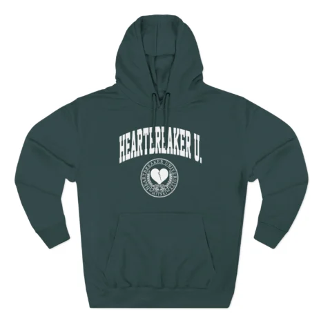 Mitski Heartbreaker University Three-Panel Fleece Hoodie Sports Green Mitski Heartbreaker University Three-Panel Fleece Hoodie Sports Green