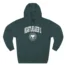 Mitski Heartbreaker University Three-Panel Fleece Hoodie Sports Green