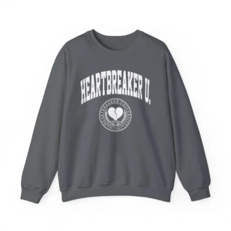 Mitski Heartbreaker University Unisex Heavy Blend™ Crewneck Sweatshirt Charcoal Mitski Heartbreaker University Unisex Heavy Blend™ Crewneck Sweatshirt Charcoal