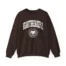 Mitski Heartbreaker University Unisex Heavy Blend™ Crewneck Sweatshirt Dark Chocolate